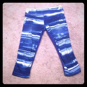 Blue under armor leggings